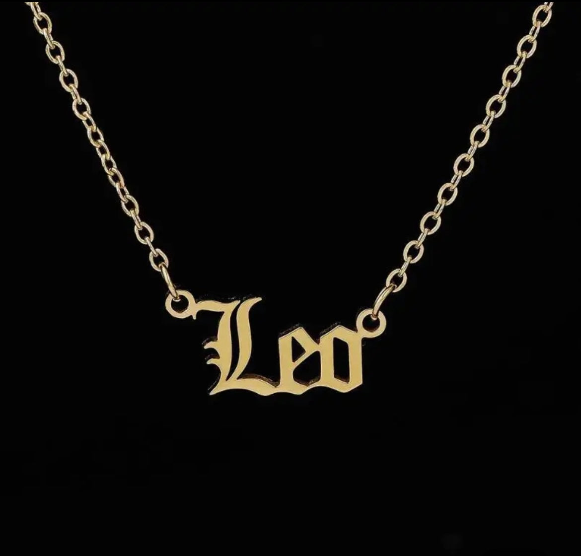 18k Gold Zodiac Necklace