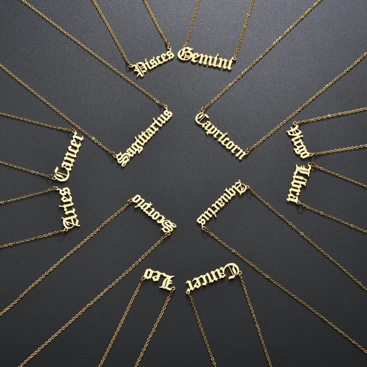 18k Gold Zodiac Necklace