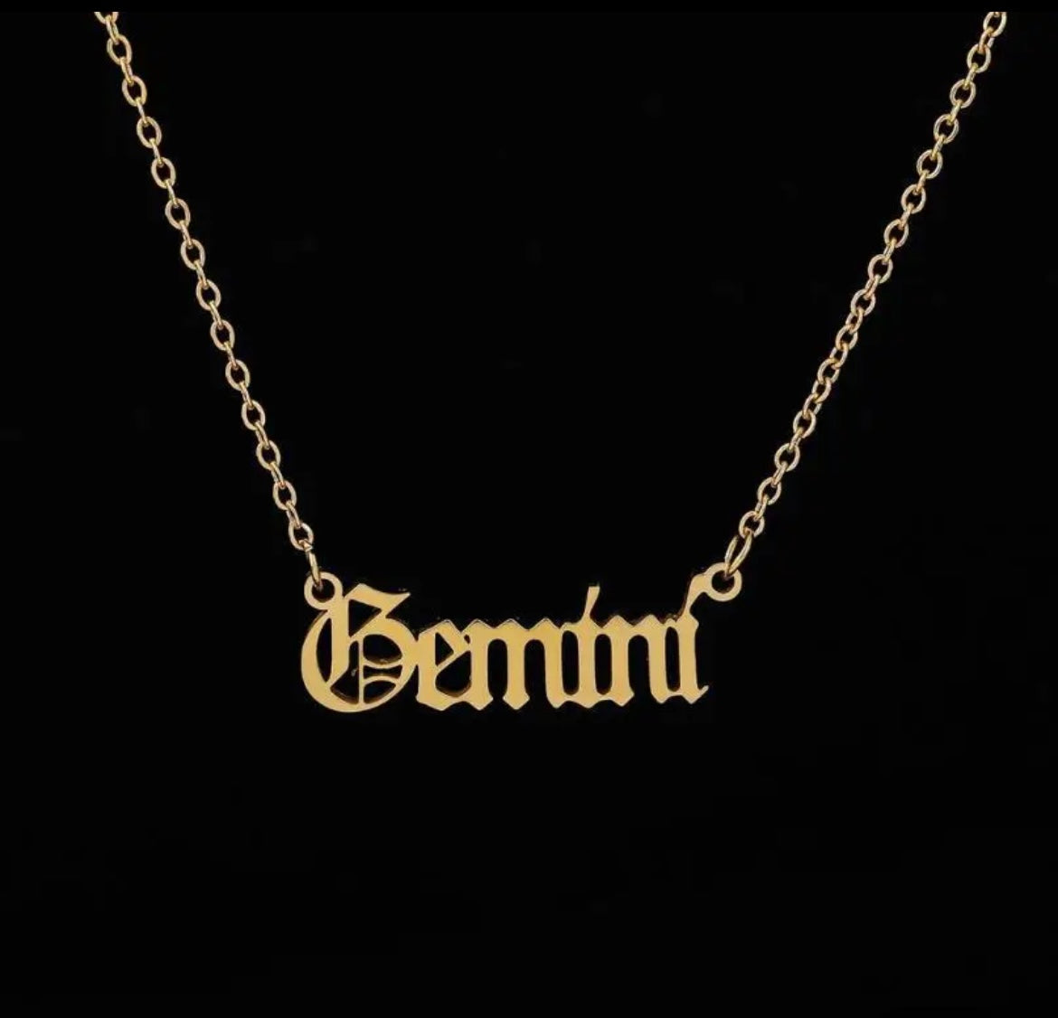 18k Gold Zodiac Necklace
