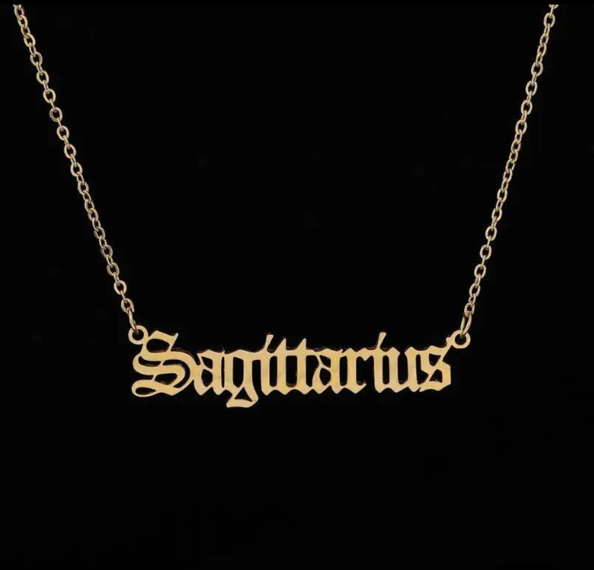 18k Gold Zodiac Necklace